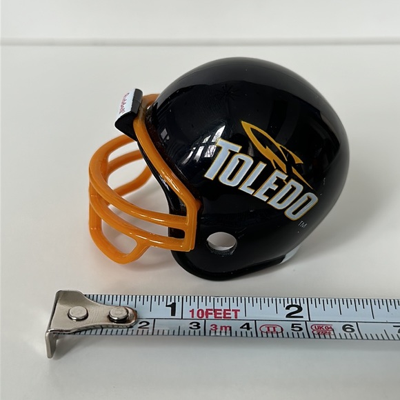 Toledo Rockets NCAA Vintage Pocket Pro Mini Riddell Football Helmet - Picture 5 of 6